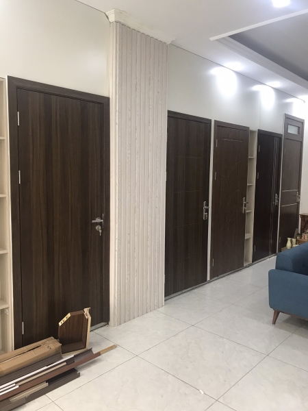 Cửa gỗ nhựa Ecoplast door Việt pháp - Nhôm Kính Quyết Thắng - Công Ty Cổ Phần Cơ Khí Và Xây Dựng Quyết Thắng VN